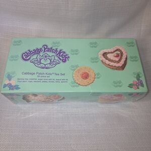 NIB Vintage Cabbage Patch (28) Piece Kids Tea Set
